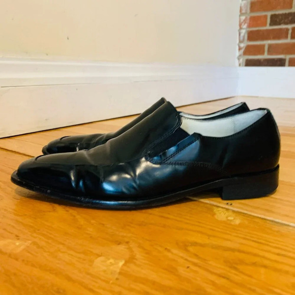 Kenneth Cole New York Mens 7.5 M Leath Slip-On Loafer Dress Shoes Black main image 16